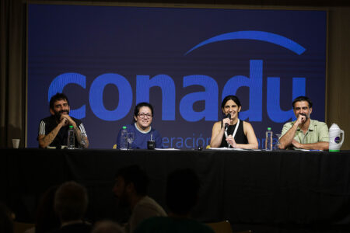 La Conadu al aprobar el paro universitario de marzo (Foto: Conadu) La Conadu al aprobar el paro universitario de marzo (Foto: Conadu)