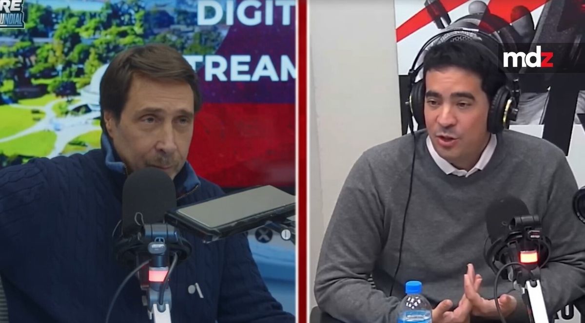 Ante Feinmann, a pesar de que antes había defendido el ajuste antes, Ravier relativizó sus dichos y culpó a los medios. Foto: X Ante Feinmann, a pesar de que antes había defendido el ajuste antes, Ravier relativizó sus dichos y culpó a los medios. Foto: X