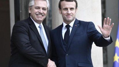 Macron saludó a Alberto F. y le ratificó el apoyo de Francia para la reestructuración de la deuda