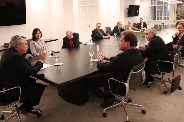 Buen clima en la reunión de Olivos