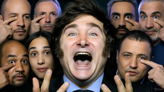 Javier Milei está eufórico con el triunfo, y no es para menos, pero muchos le advierten: Ojo. Javier Milei está eufórico con el triunfo, y no es para menos, pero muchos le advierten: Ojo.