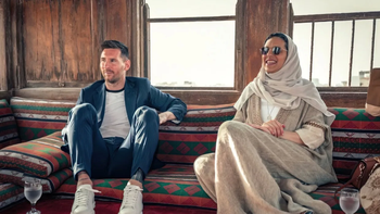 Qatar 2022 es escenario de otros temas: Leo Messi y la princesa Haifa Mohammed Al-Saud en Jeddah. Qatar 2022 es escenario de otros temas: Leo Messi y la princesa Haifa Mohammed Al-Saud en Jeddah.