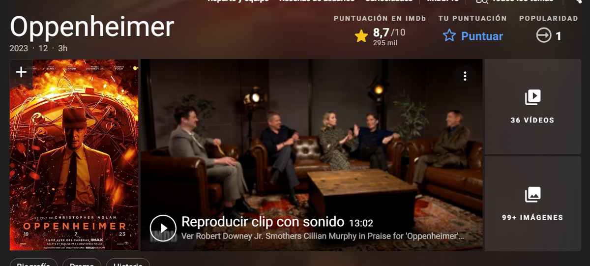 Puntuaciones perfectas. Puntuaciones perfectas.