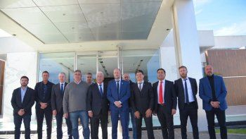 Martín Insaurralde, Camilo Kahale y la cúpula empresaria de FEBA Martín Insaurralde, Camilo Kahale y la cúpula empresaria de FEBA