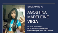 Alerta Sofía para Agostina Vega Alerta Sofía para Agostina Vega