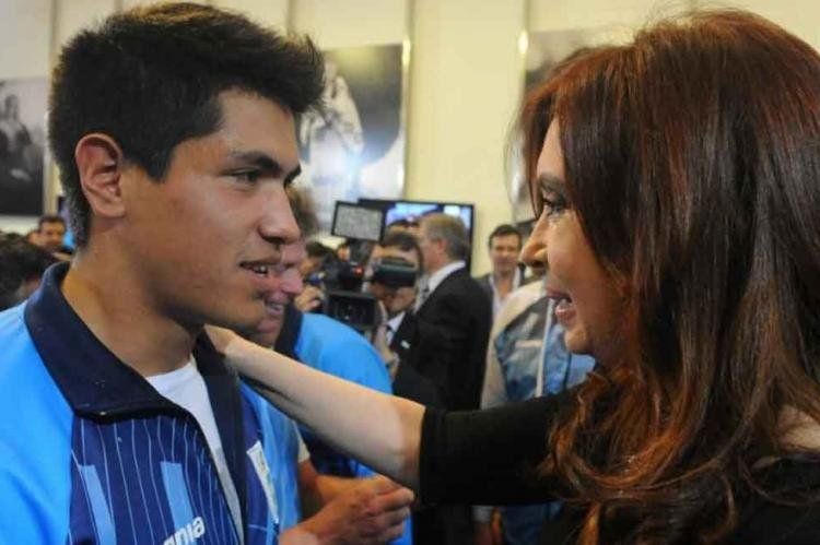 Cristina Kirchner recordó cuando conoció a Braian Toledo.