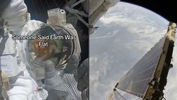 En un video viral de TikTok que ya recibió más de 6 millones de me gusta, un astronauta sepultó el terraplanismo para siempre mostrando la Tierra esférica. En un video viral de TikTok que ya recibió más de 6 millones de me gusta, un astronauta sepultó el terraplanismo para siempre mostrando la Tierra esférica.