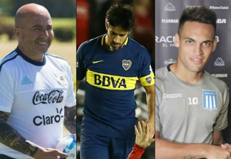 Jorge Sampaoli se reunió con Pablo Pérez y Lautaro Martínez de cara al armado de la lista de preseleccionados para el Mundial Rusia 2018