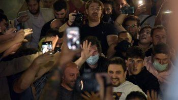 Javier Milei, como un rockstar en Córdoba. Javier Milei, como un rockstar en Córdoba.