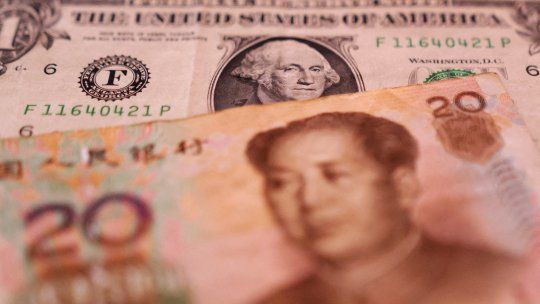Dólar vs. Yuan de fondo entre China, Estados Unidos y el BRICS. Dólar vs. Yuan de fondo entre China, Estados Unidos y el BRICS.