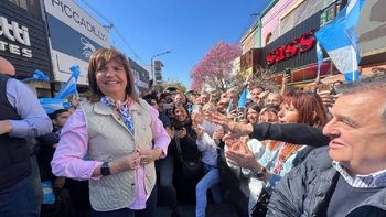 Patricia Bullrich y Mario Negri en Villa María Patricia Bullrich y Mario Negri en Villa María
