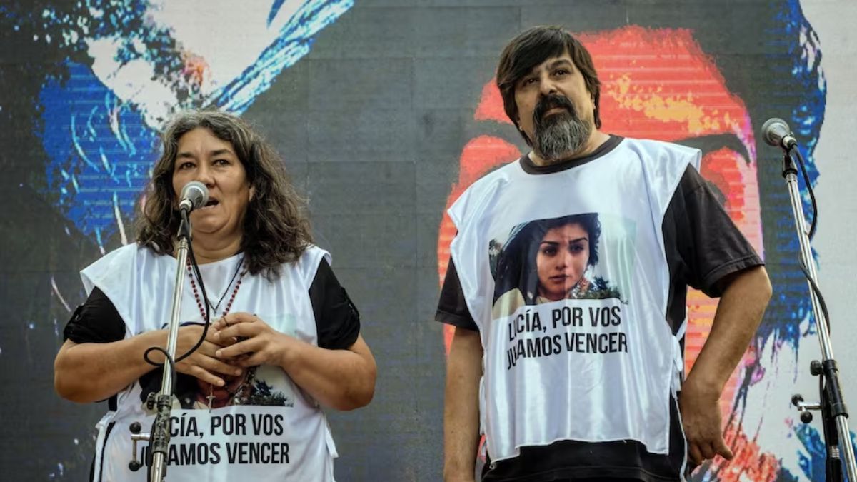 Marta Montero y Guillermo Pérez, los padres de Lucía (Foto: La Nación)