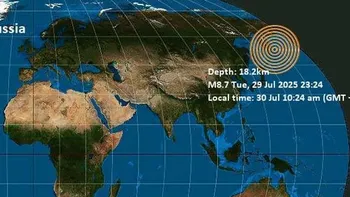 Los países colindantes con el Océano Pacífico esperan el impacto del tsunami tras el terremoto en Rusia. Los países colindantes con el Océano Pacífico esperan el impacto del tsunami tras el terremoto en Rusia.