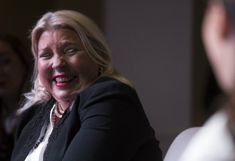 Carrió reapareció anoche y sus declaraciones generaron todo tipo de repercusiones (Foto archivo: NA).