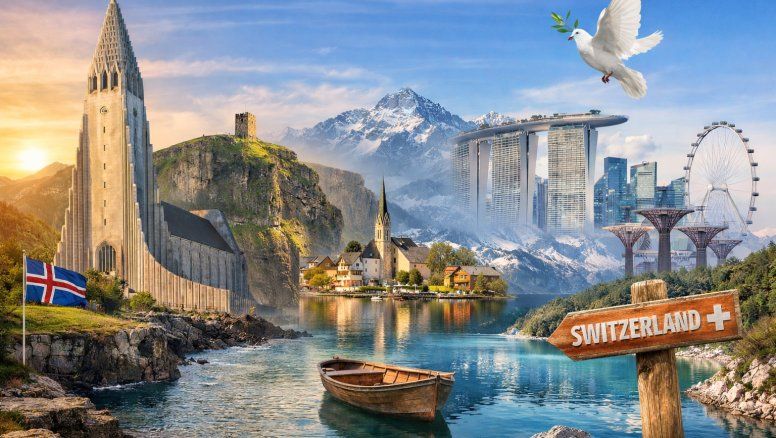 De la fría Islandia hasta la perfecta Suiza: estos son los 5 países más seguros del mundo
