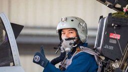 La Fuerza Aérea de China deja ver una formación inédita de aviones.&nbsp;
