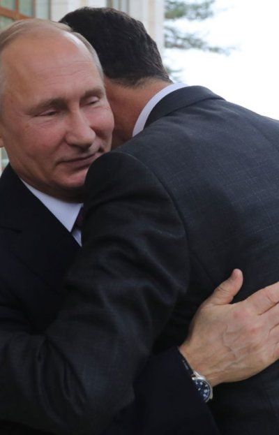 Putin / Rusia protege al desterrado Al Assad y critica a Israel en Siria