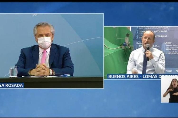 Martín Insaurralde presentó la finalización de la obra del Arroyo del Rey