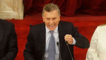 Macri enojado en Córdoba. Macri enojado en Córdoba.