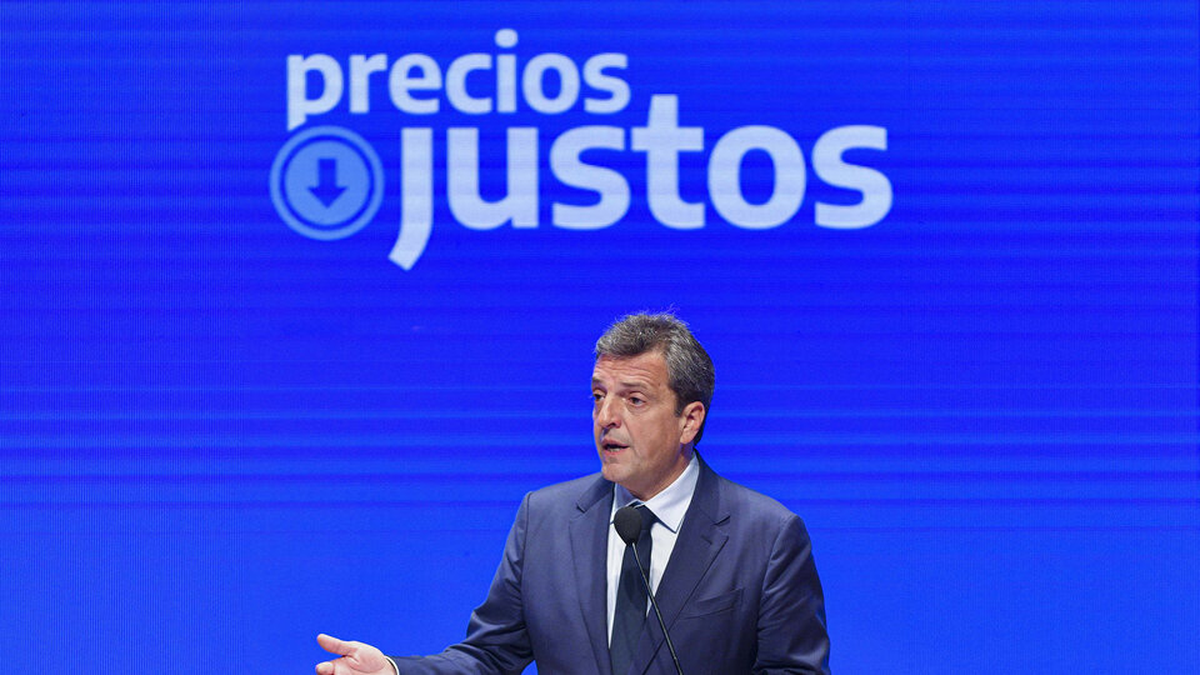 Massa relanzando los Precios Justos. 