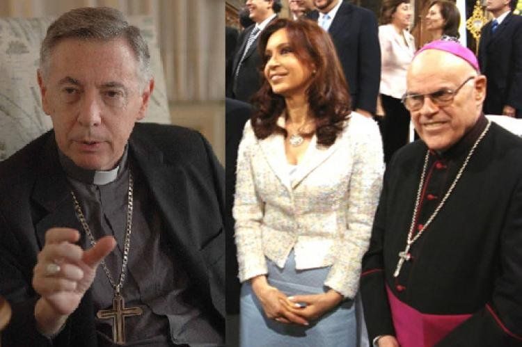 Aguer, Cristina Fernández y Di Monte.