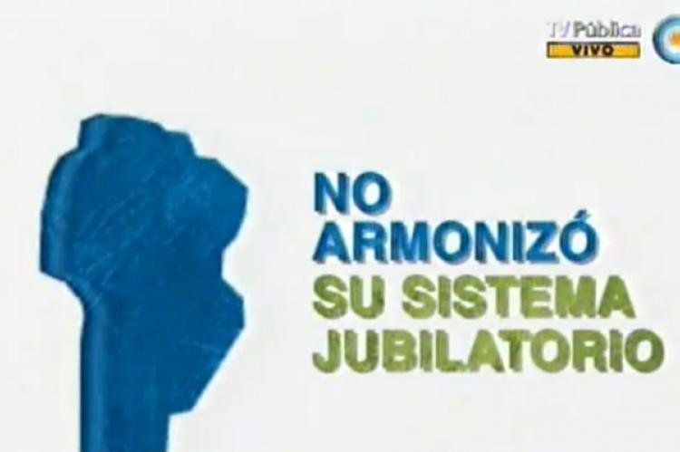 Imagen del spot de Cristina contra De la Sota.