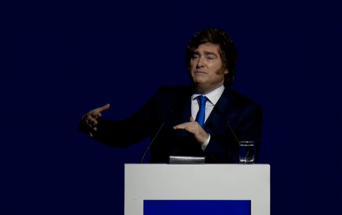 Javier Milei en el AmCham Summit 2026. Javier Milei en el AmCham Summit 2026.