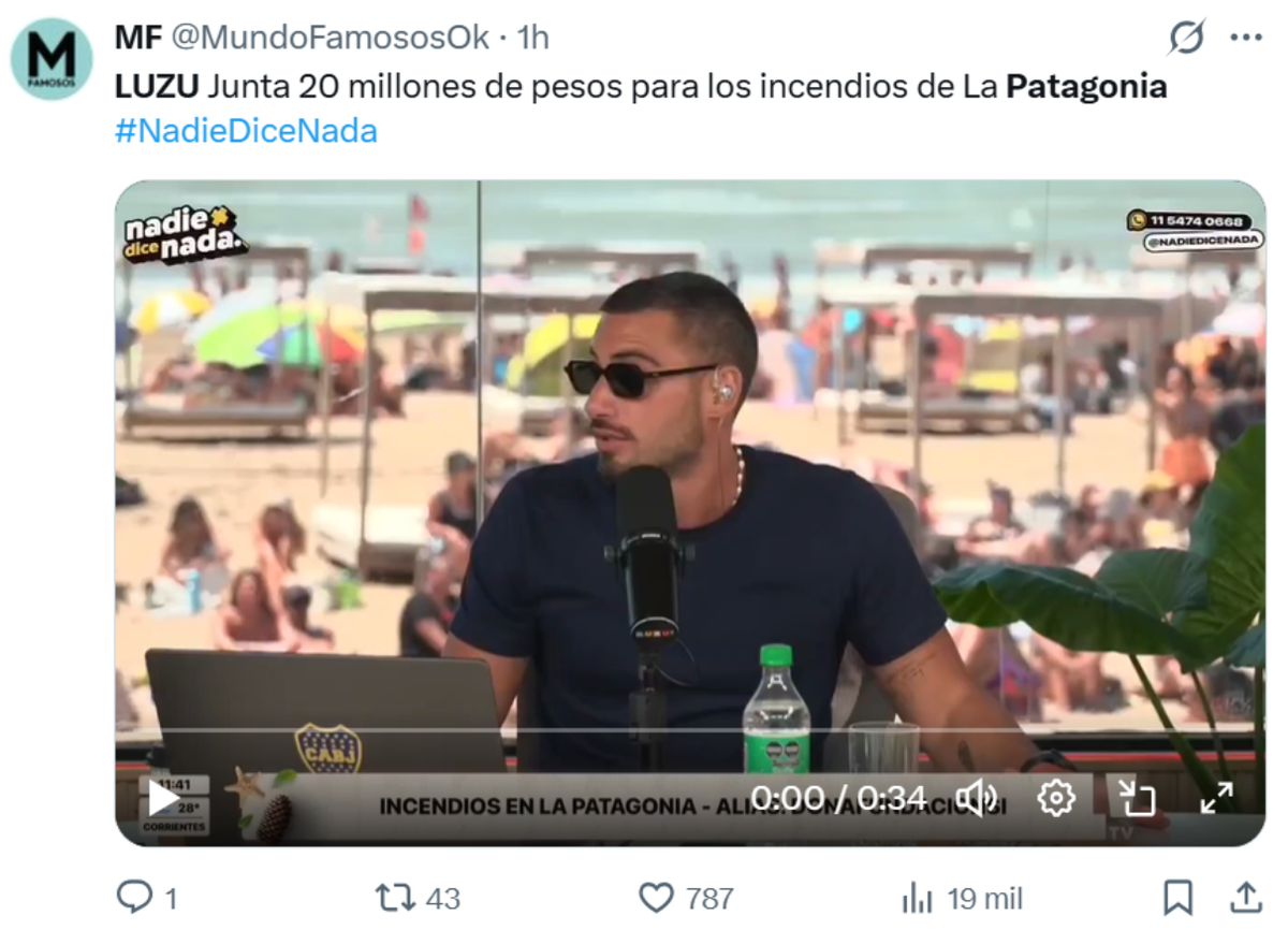 En LUZU TV recaudaron $20.000.000 en tan solo algunos minutos. En LUZU TV recaudaron $20.000.000 en tan solo algunos minutos.