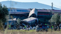 Choque de trenes en España