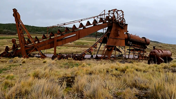Recuerdo de la fiebre del oro en la Tierra del Fuego chilena.