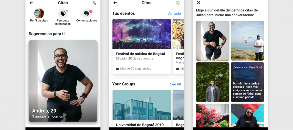 Facebook Dating no es una aplicación como Tinder pero se especializa en citas, que arma con la ventaja de los millones de datos personales que acumuló esa plataforma. Facebook Dating no es una aplicación como Tinder pero se especializa en citas, que arma con la ventaja de los millones de datos personales que acumuló esa plataforma.