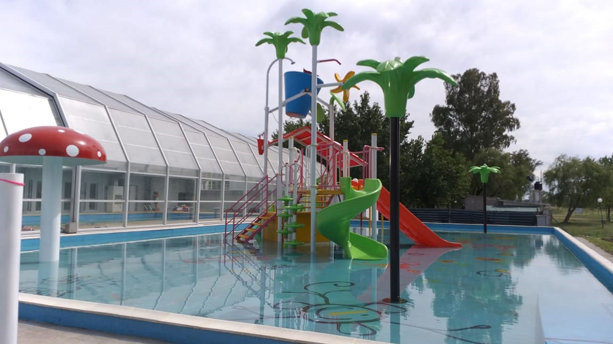 Parque acuático en Bolívar. (Foto: Municipalidad de Bolívar). Parque acuático en Bolívar. (Foto: Municipalidad de Bolívar).
