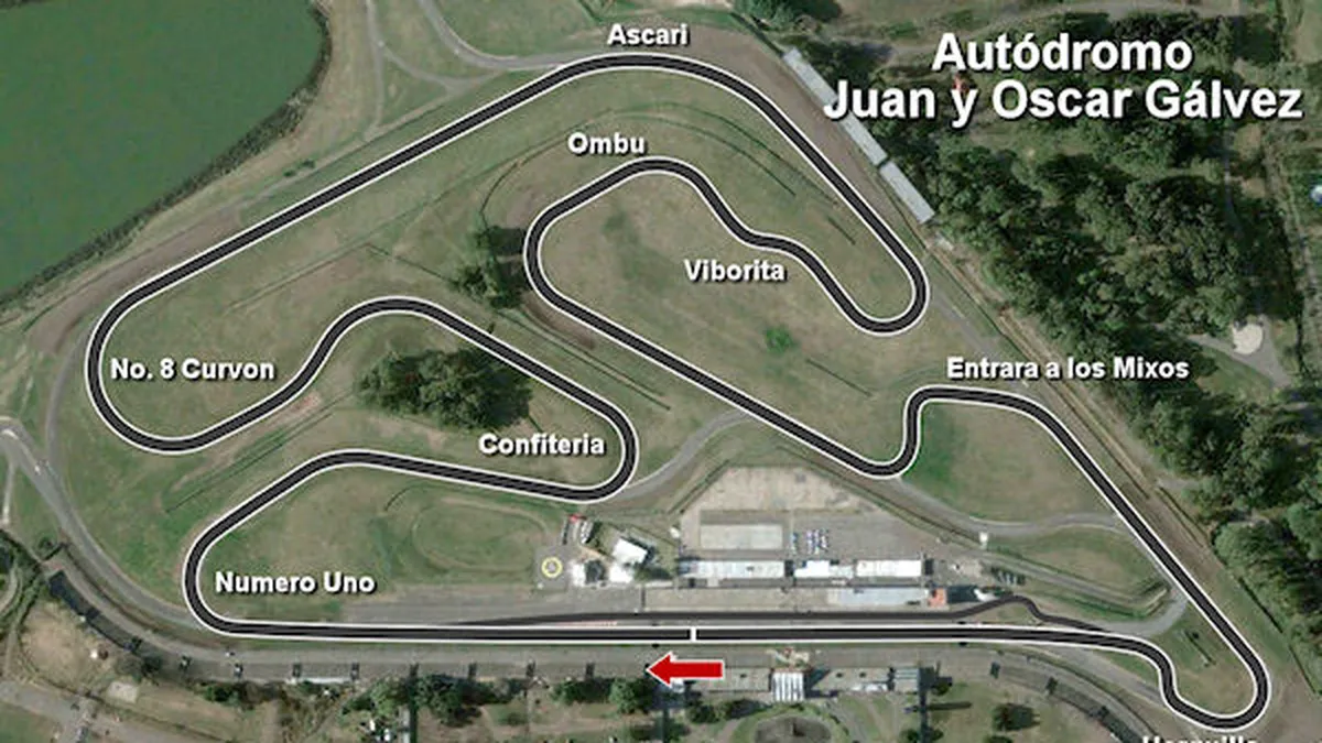 Trazado del Autódromo de la Ciudad de Buenos Aires. Trazado del Autódromo de la Ciudad de Buenos Aires.