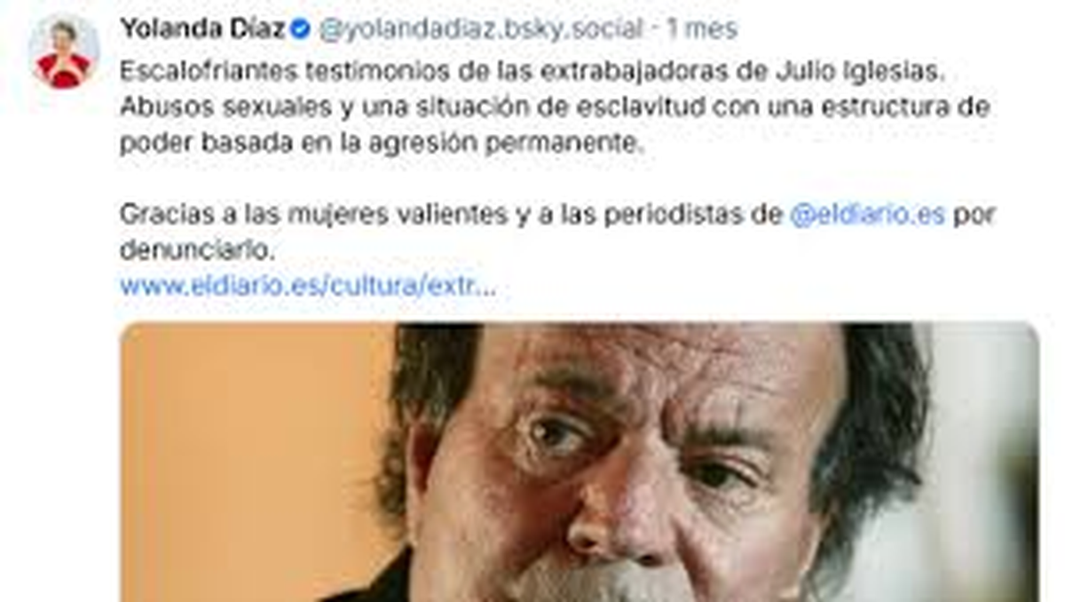 POSTEO DE YOLANDA DÍAZ. POSTEO DE YOLANDA DÍAZ.