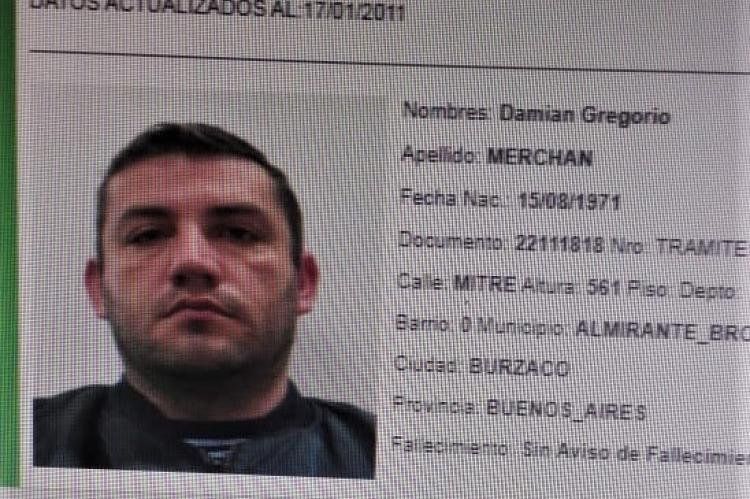 Comisario Damián Gregorio Merchán.