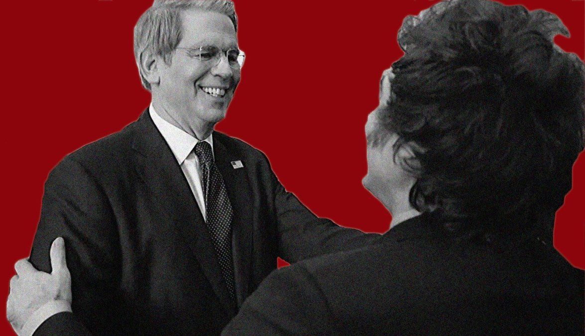 Scott Bessent y Javier Milei.&nbsp;