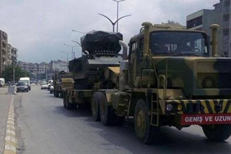 Camiones turcos en Siria