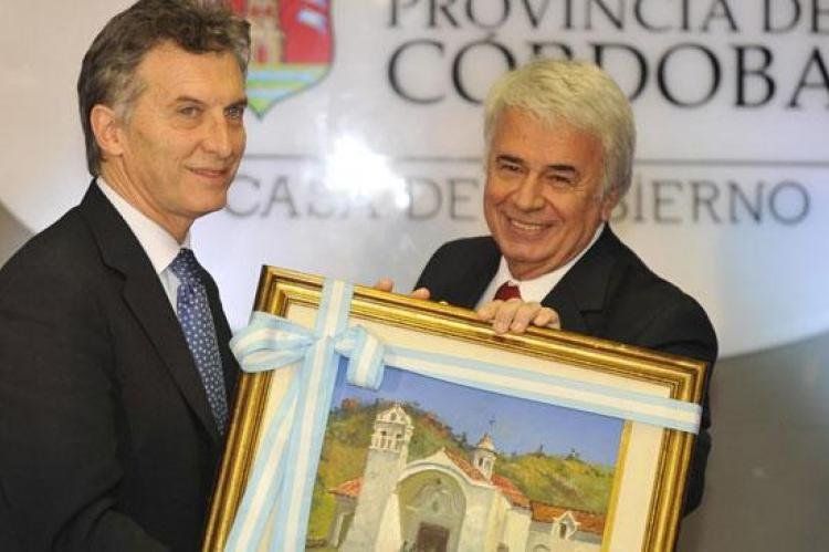 Macri y De la Sota, en el encuentro de la semana pasada.