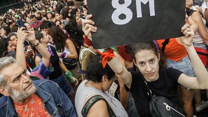 8M: Agrupaciones feministas repudiaron a Javier Milei