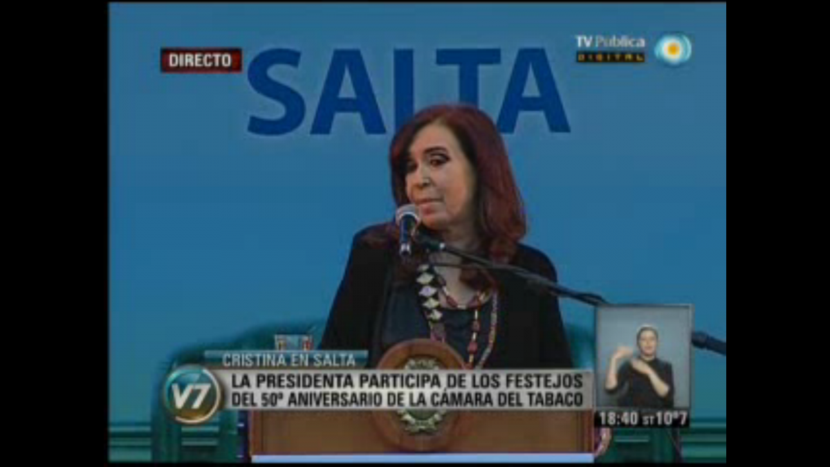 Cristina Fernández estuvo en Salta y violó la veda electoral