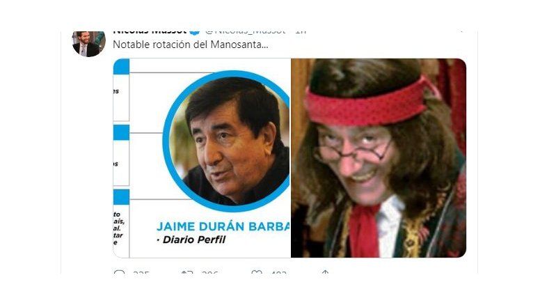 Arde Twitter: Massot le dedicó un 