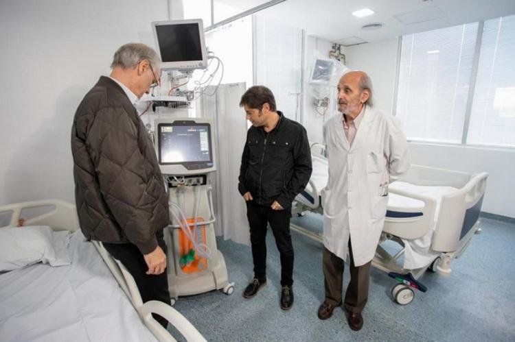 Kicillof no se contagió a pesar de haber visitado el hospital de San Martín.
