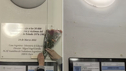 altText(Polémica en Francia: Removieron una placa por los 30.000 desaparecidos en la Casa Argentina de París)}