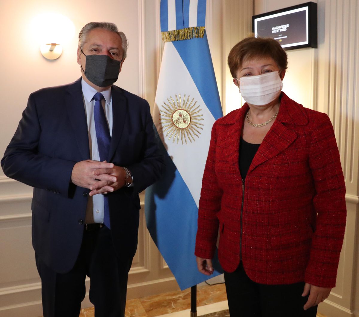 CFK con mensaje a Alberto Fern&aacute;ndez y Kristalina Georgieva: "&iquest;Son amigos? H&aacute;ganse cargo!"