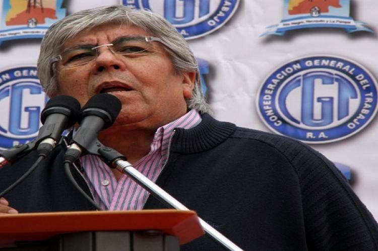 Hugo Moyano, secretario general de la CGT.