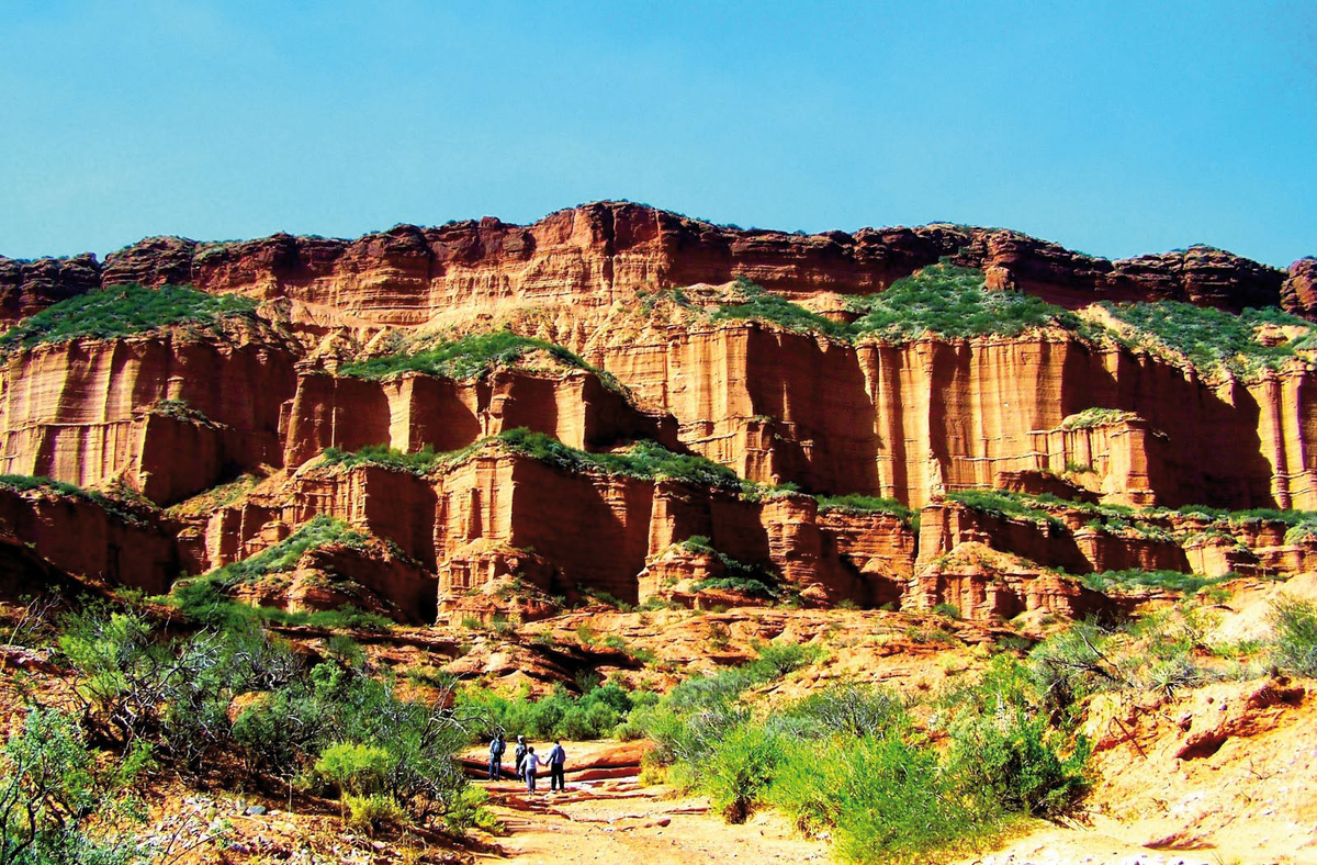 El alucinante Parque Nacional Sierra de las Quijadas en San Luis.