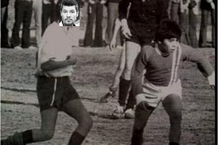 Memes sobre un posteo de Tinelli con Maradona.
