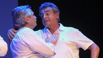 Alberto Fernández y Agustín Rossi. Alberto Fernández y Agustín Rossi.