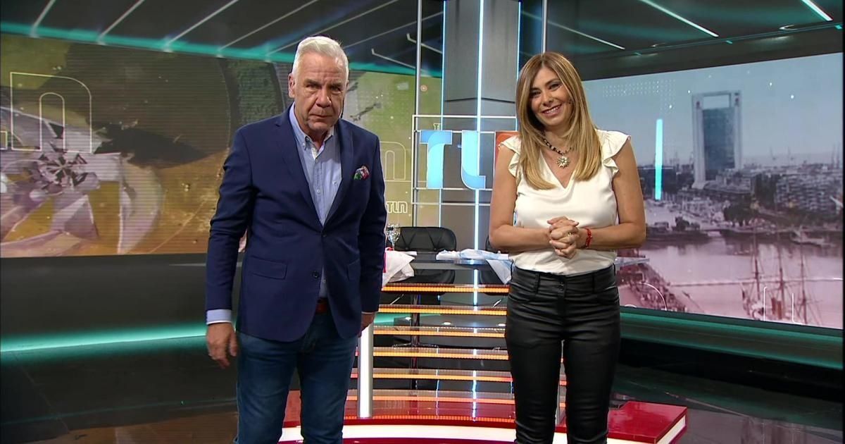 Esteban Mirol y Marisa Andino, la dupla que encabeza el noticiero de mediodía de El Nueve.&nbsp;