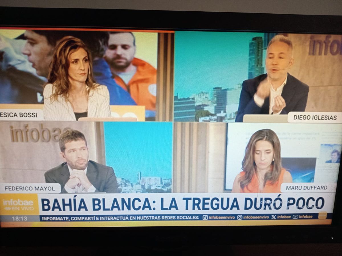 Jesica Bossi, Maru Duffard, Diego Iglesias y Federico Mayol en Infobae TV Jesica Bossi, Maru Duffard, Diego Iglesias y Federico Mayol en Infobae TV